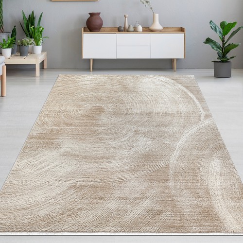 Tapis beige design - , moderne