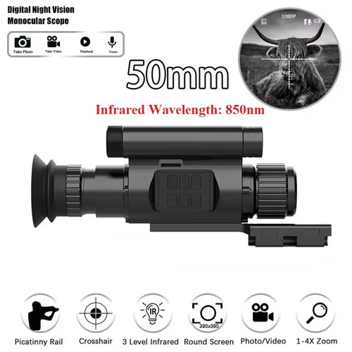 Night vision hunting monocular - hunting,