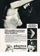 1969 PLAYTEX ADVERTISING ADVERTISEMENT Throat Support