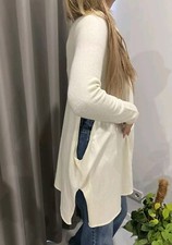 Sarah Pacini Wool Polyamide Sweater Dress Size l