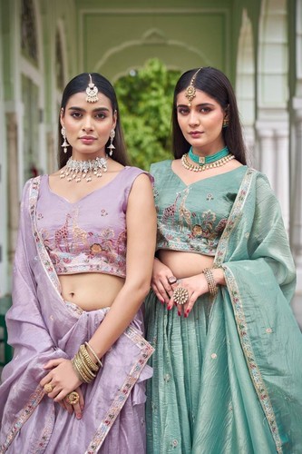 Party wear lehenga choli - party,