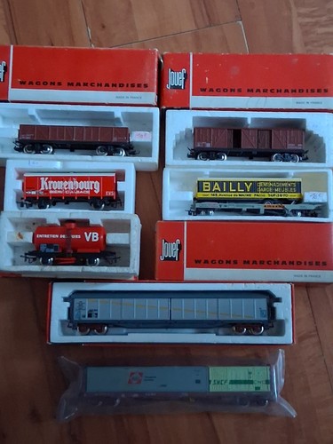 Lot wagons jouef train ho - wagons,