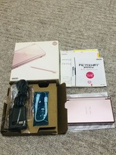 Nintendo DS Lite Metallic Rose Console Nearly Unused w/ Bonus Free Shipping