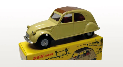Citroën 2cv beige - 2cv, capote