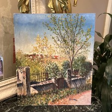 Tableau Huile Sur Panneau
