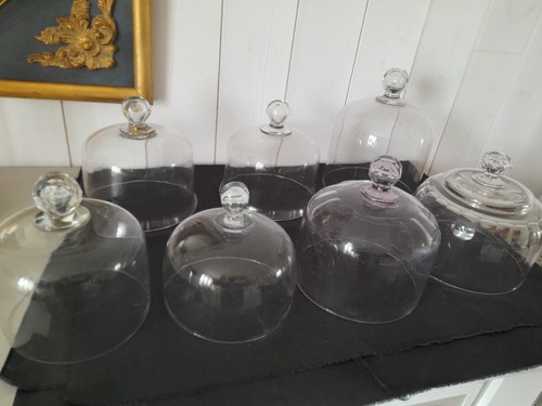 Cloches anciennes verre - cloches,