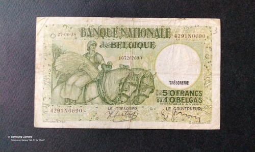 Billet banque 50fr belge - de,