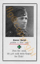 STERBEBILD   SOLDAT   ALLEMAND