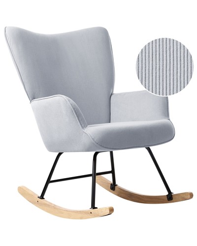 Fauteuil bascule velours - bascule,