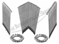 Triumph BSA 500 650 CWC Front Wheel Stainless Spoke Set 1966-70 PN# TBS-5082