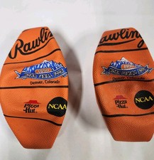 Two Rare Pizza Hut Vintage NCAA 1990 Denver Final Four 7in Basketballs