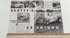 1923 FORD T BUCKET - SCOTTYS MUFFLER RACE CAR -  ORIGINAL 2002 ARTICLE