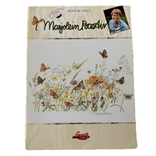 Marjolein Bastin Meadow Dance Lanarte Cross Stitch Pattern Vtg 2000 Butterflies
