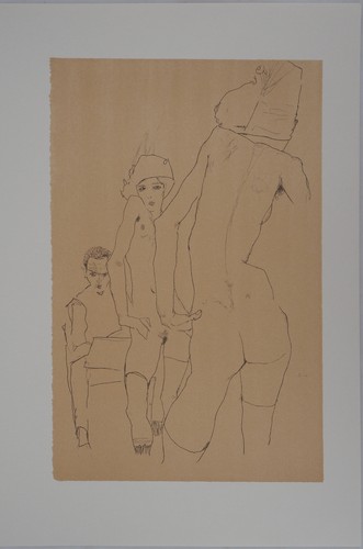 Egon schiele esquisse face - egon,