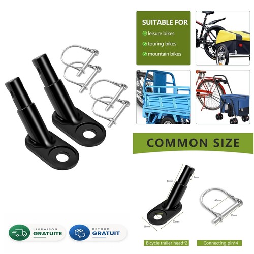 Attache remorque vélo - attache,