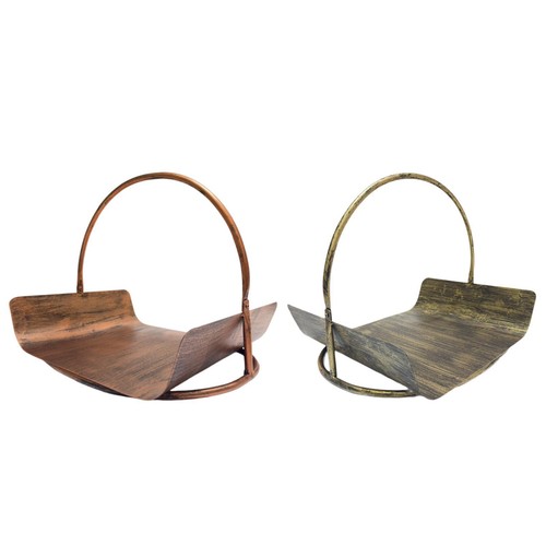 Porte bûches cheminée panier - cheminée,