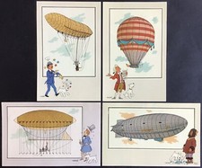 TINTIN Lot de 4 Chromos Voir