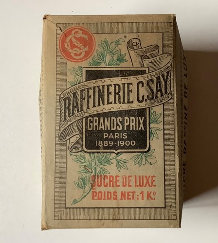 Boite sucre vide - boite,