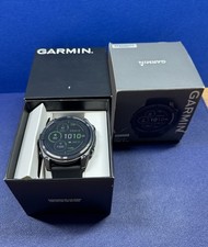 Garmin fenix 8 Sapphire Solar 51mm Smartwatch (Black/ Pebble Gray) OPEN BOX