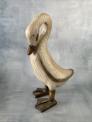 Statuette figurine animale oie
