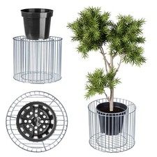 Panier à plantes en gabion