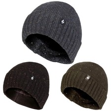 Bonnet thermique épais doublé en polaire pour homme