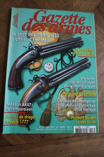 Revue gazette armes 343 - revue, n°343