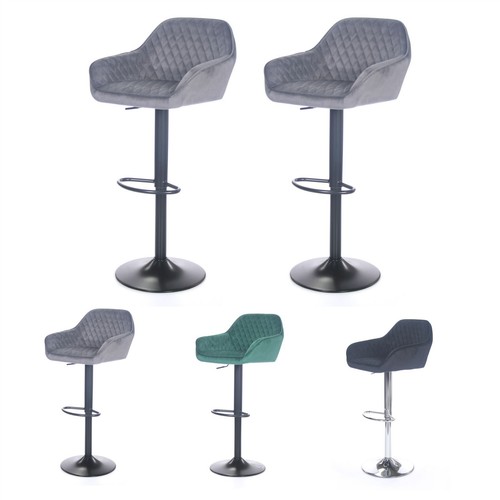 Velours barre tabourets - 2, x