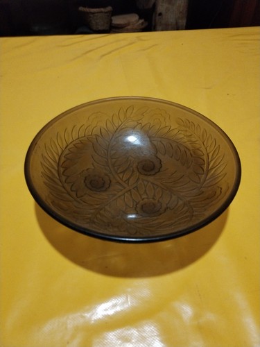 Coupe verre moulé fumé - verre,