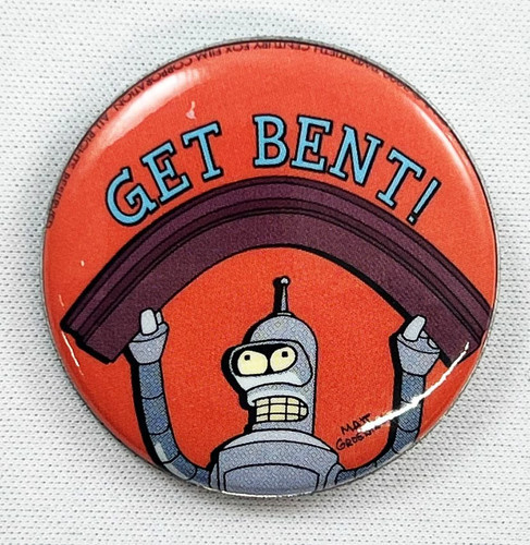 Futurama badge bender - -,