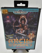 Sega Genesis Arcus Odyssey Video Game Cleaned & Tested
