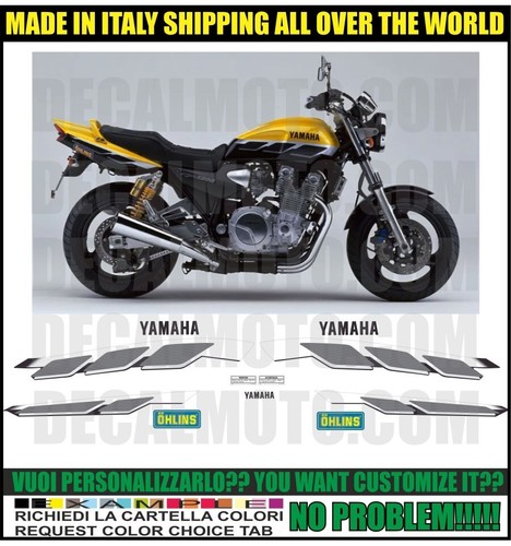 Autocollants xjr 1300 2001 kit - 2001,