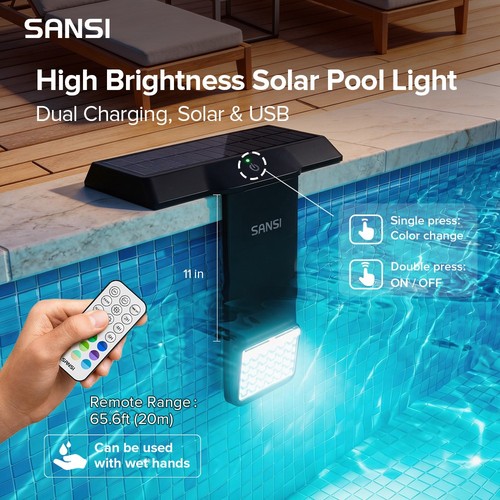 Sansi lampe piscine solaire - sansi,