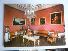 CARTE COULEUR PALAIS DE MONACO SALON ROUGE TAMPON OFFICIEL