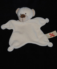 🍀 Doudou Ours Plat Beige