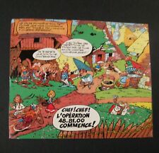 Astérix Uderzo série de 5 autocollants Loterie nationale Belge 1972 TBE