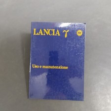 Lancia Gamma Car Use and Maintenance Booklet, 1980. Mediocre Condition