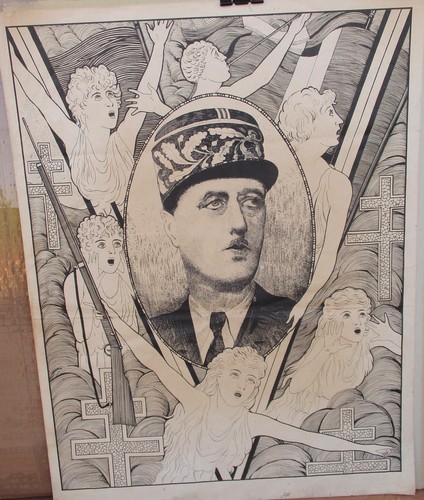 Ancienne affiche papier - ancienne,