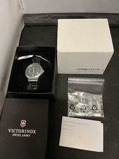 Victorinox Swiss Army Men's 241471 Quartz Watch With Box & Papers - Pre-Owned