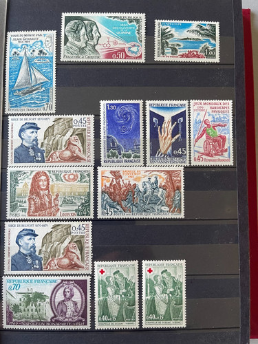 Timbres france 1970 - timbres, de