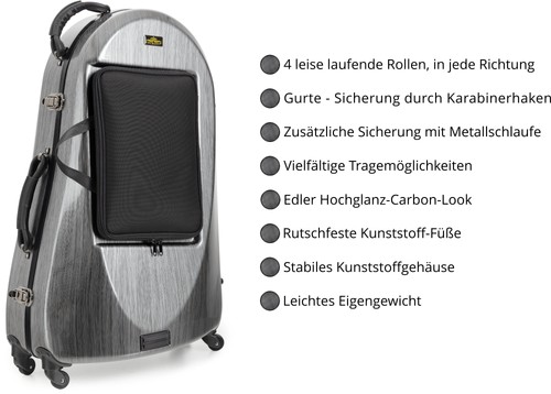 Deluxe coffre pour euphonium - deluxe,