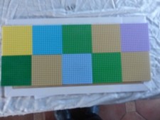 Lego : Lot de 10 plaque  Friends 16/16 tenons