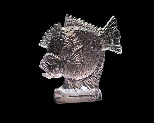 Poisson carnassier sculpture