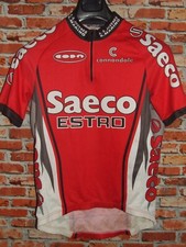 Saeco Estro Cannondale Maillot Bicyclette Cyclisme T. L