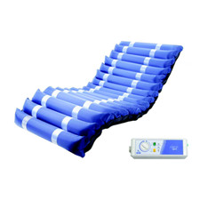 Levitas Kit matelas anti-escarres Pvc Piuma Up 3 3 étages avec compresseur Bleu