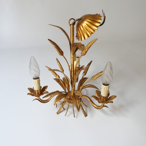 Lampe lustre metal vintage - lampe,