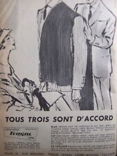 ADVERTISING LE CUSTOM FABRICS TERGAL WOOL SPECIAL TAILOR