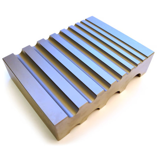 Steel swage block - block, halfround