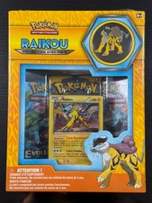 Coffret Pokémon Collection Avec Pin's Raikou - Scellé - Neuf - FR