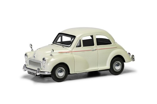 Corgi morris minor - minor, blanc